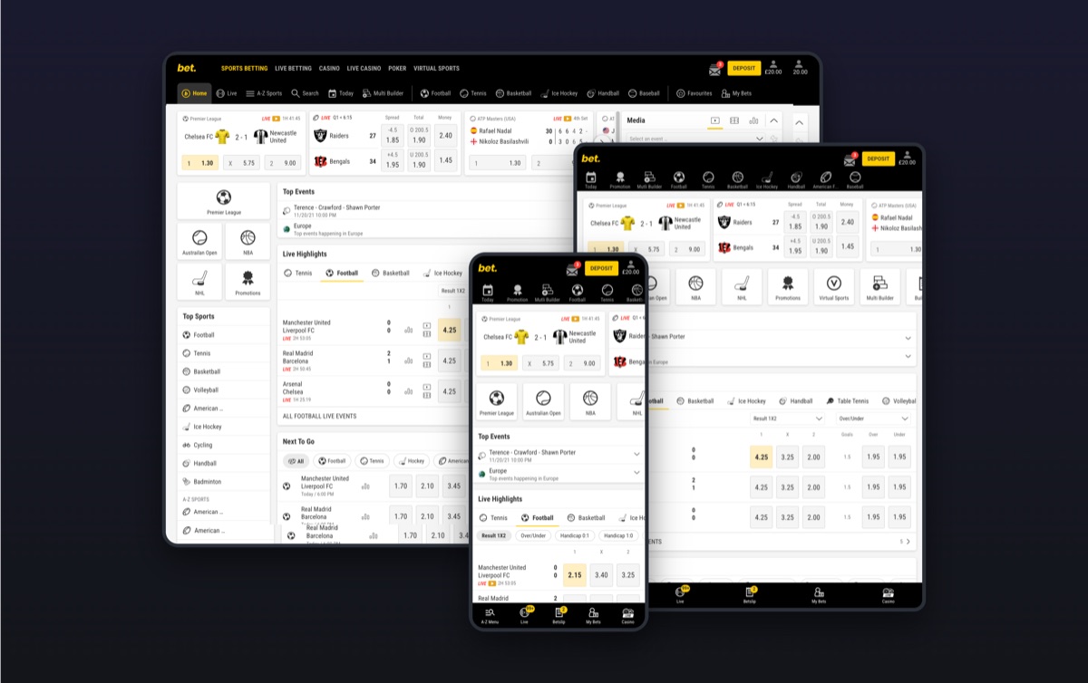 bwin Sportsbook responsive design across devices